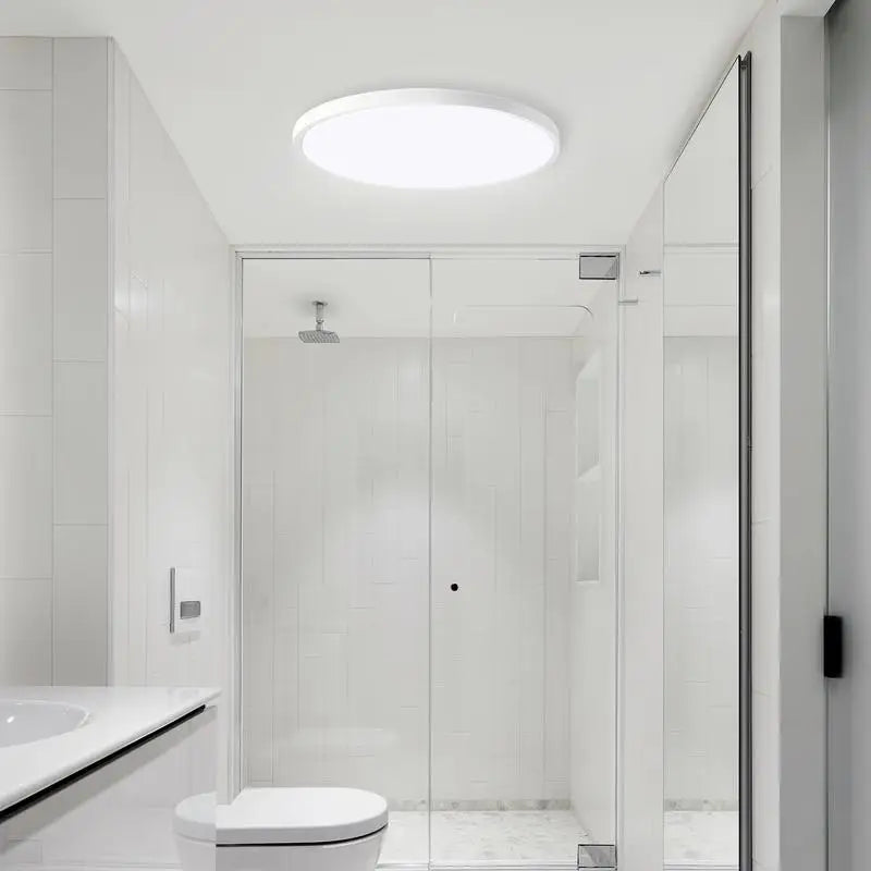 11.8 inch Ultra-thin Flush Mount LED Ceiling Light 6500K for Bedroom, Bathroom, Hallway and Living Room