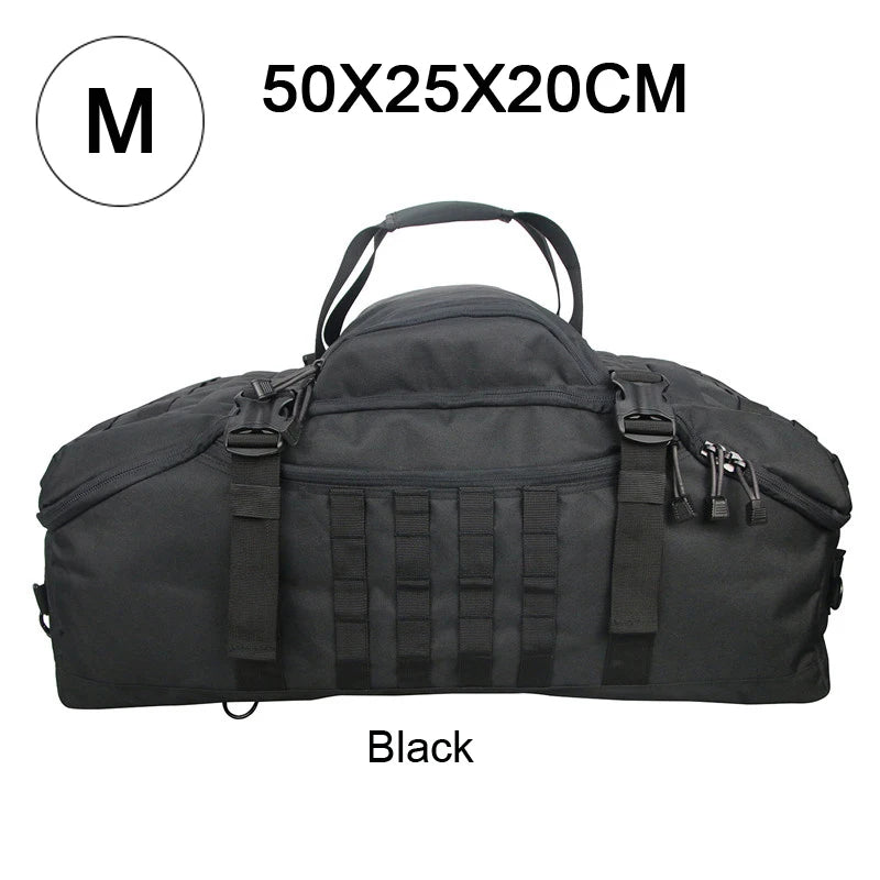 LQARMY 30L 50L 80L Outdoor Mountaineering Bag Molle Tactical Backpack Large Duffel Bag Hiking Camping Travel Bags