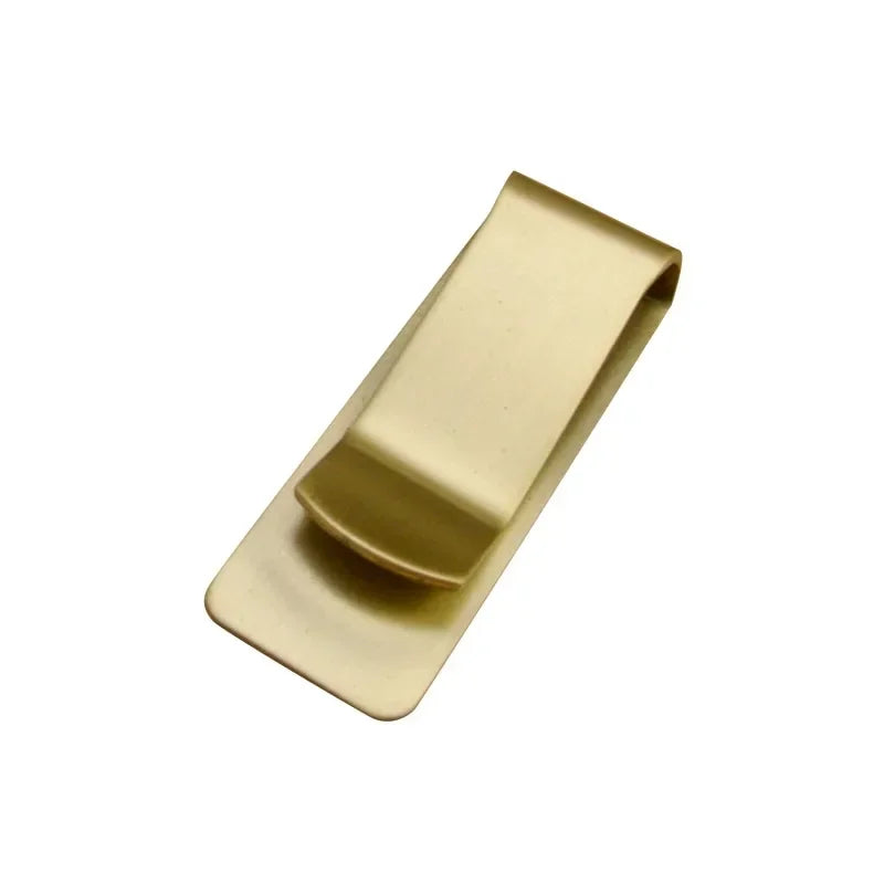 Stainless Steel Slim Pocket Men Design Money Clip Wallet Cash ID Credit Card Business Dollar Holder Metal Bill Clamp