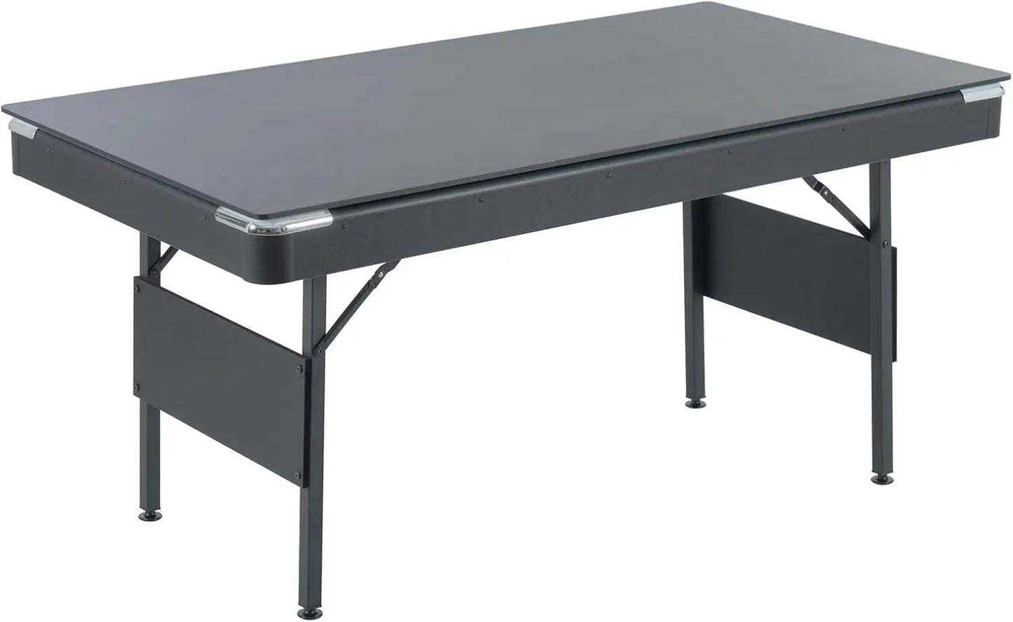 New-3 in 1 Pool Ping Pong Dining Combo, 65.75in Foldable Billiard/Table Tennis,With Billiard and Tennis Paddles Accessories